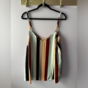 Torrid Striped Sleeveless Top Size 0 (L)